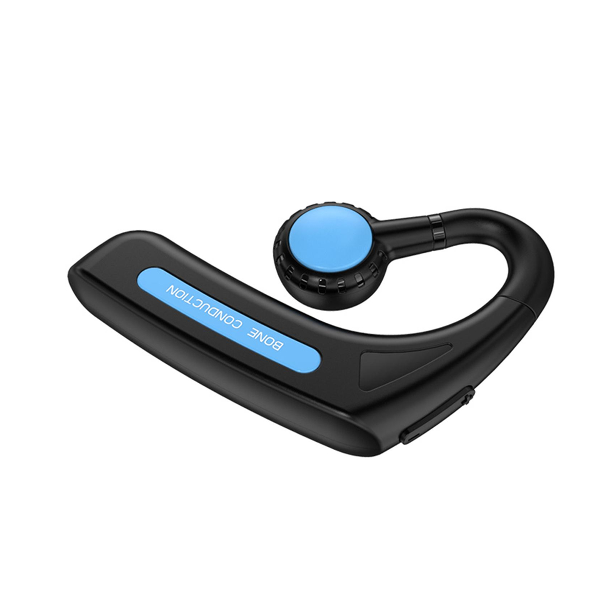 Bluetooth-kopfhörer Mit Knochenleitung, Over-ear-modell, Nicht In-ear, Stereo, Für Sport Und Business (rein Schwarz)