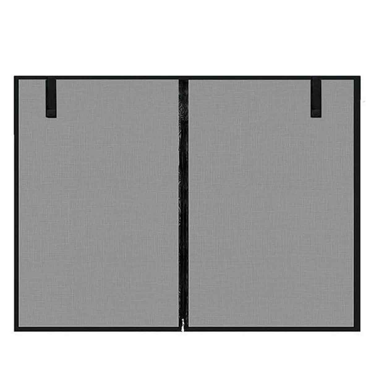 Moskitonetz Für Hecktüren, Schwarzes Magnetgewebe 165 X 150 Cm, Feinmaschig, Ideal Für Lieferwagen Und Pick-ups