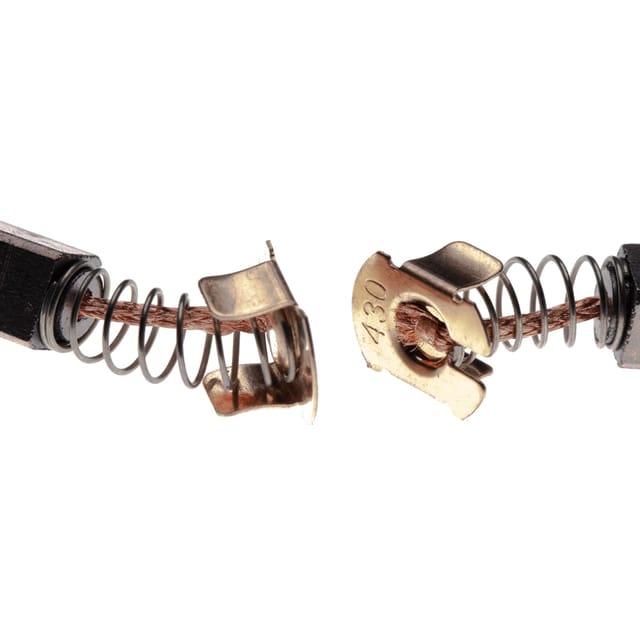 Vhbw - 2x Kohlebürste, Motorkohle, Schleifkohle 7 x 7,3 x 11mm kompatibel mit Makita DCO180, DGA452, DHR164, DHR165, DJS161 Elektrowerkzeug