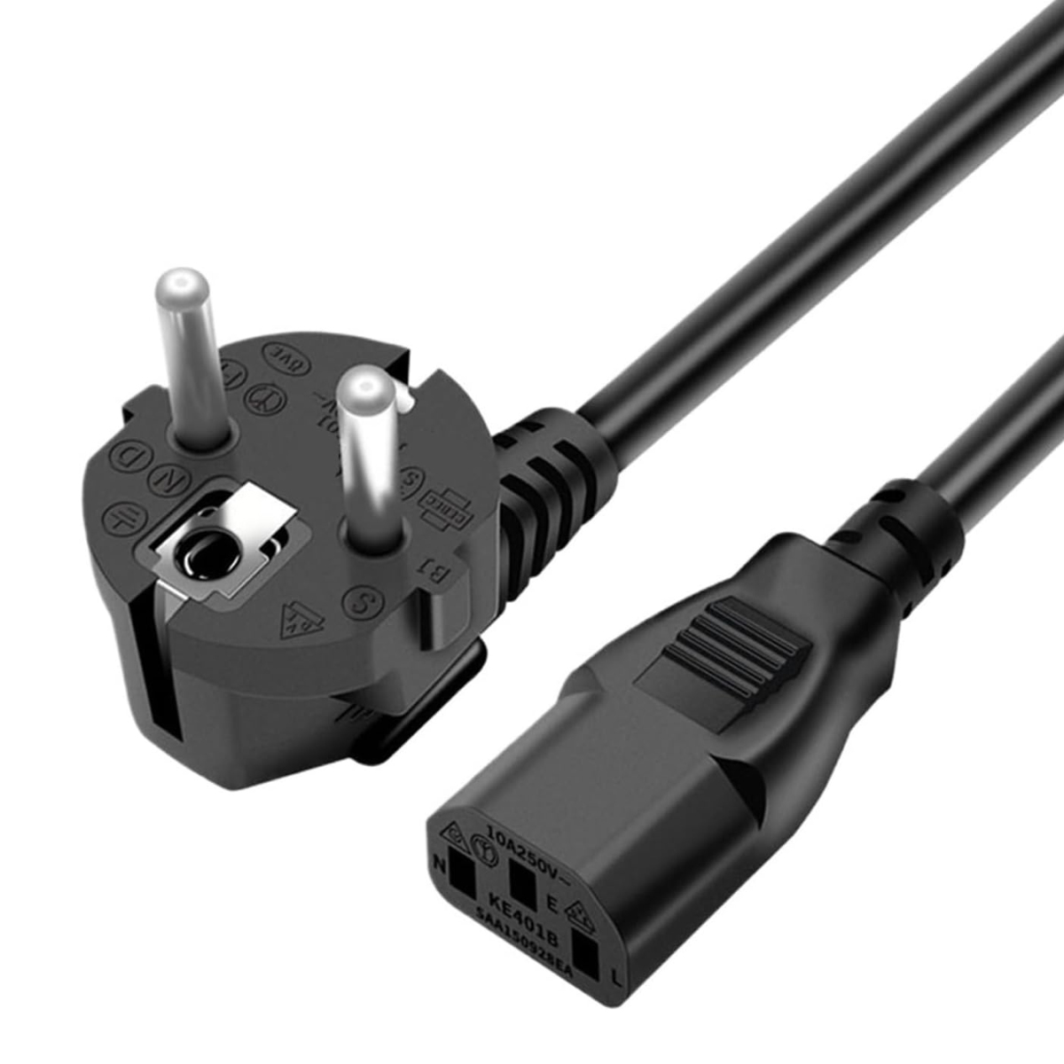 Netzkabel - Einnenffer - Mctv-692 - 220-250 V - 3 M - Schwarz - Netzkabel - Einnenffer - Mctv-692 - 220-250 V - 3 M - Schwarz