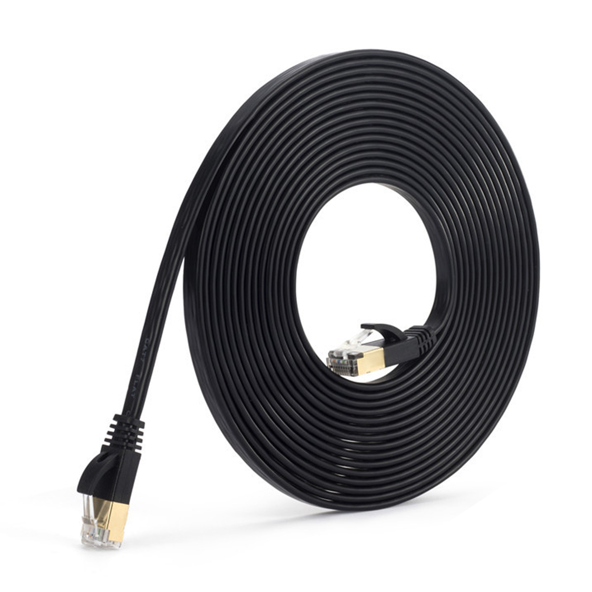20 M Schwarzes, Geschirmtes Cat6-ethernet-kabel Für Den Außenbereich - 20 M Schwarzes, Geschirmtes Cat6-ethernet-kabel Für Den Außenbereich