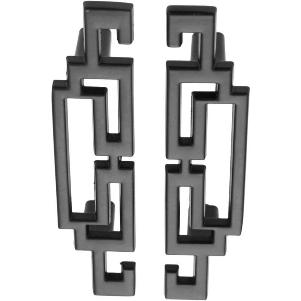 2 Schwarze Küchengriffe, 64 Mm Lochabstand, 106 Mm Gesamtlänge, Möbelgriffe Für Bad, Küche, Schlafzimmer, Schublade, Schrank