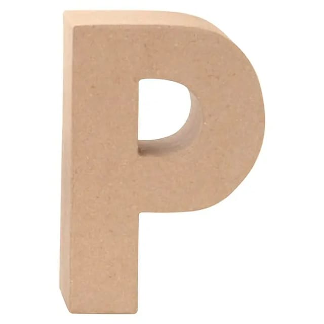 Glorex Papp-Buchstabe p 17,5 x 5,5 cm Pappartikel