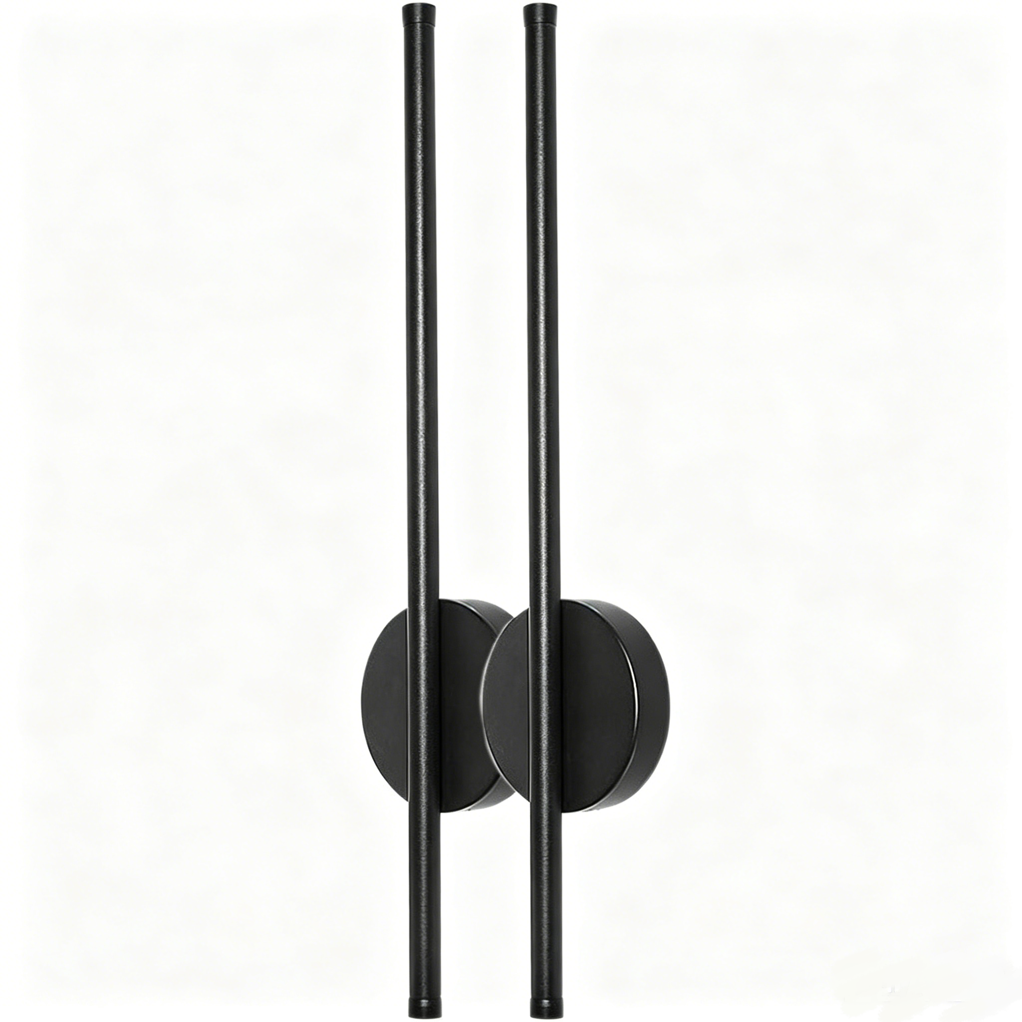 60 Cm Schwarze Kabellose Wandleuchte, Wiederaufladbare Lampe Mit Fernbedienung, Innenbeleuchtung Mit 3 Farbtemperatureinstellungen Für Wohn-/schlafzimmer