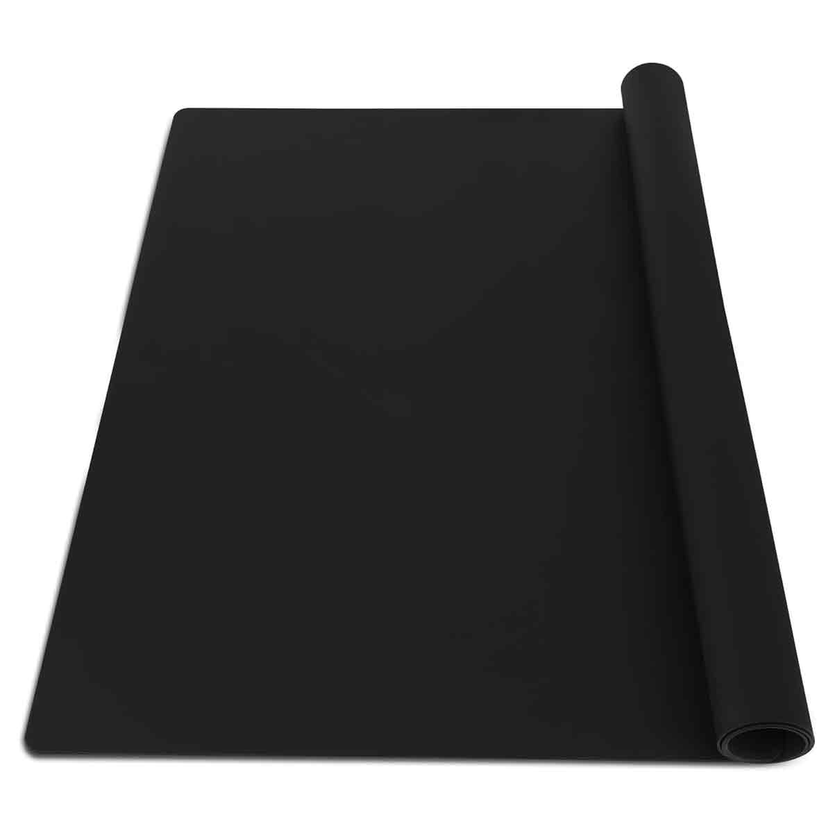 Silikonmatte, 50 X 70 Cm, Schwarz, Hitzebeständig Von -60 °c Bis 230 °c, Rutschfest, Wasserdicht, Für Küche Und Bastelarbeiten
