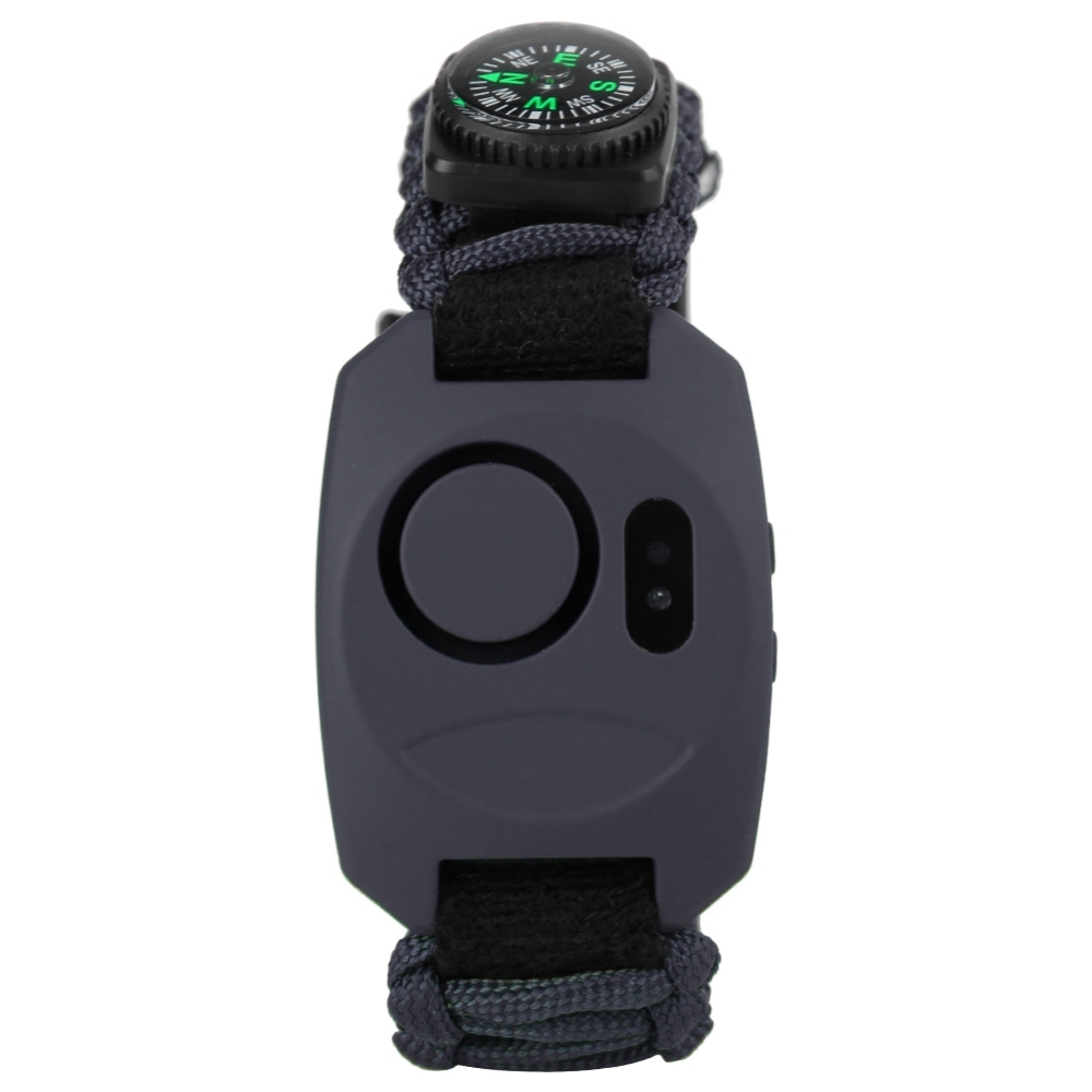 130 Db Persönlicher Sicherheits-armbandalarm, Notfall- Und Überlebensalarm Für Den Außenbereich (schwarz)