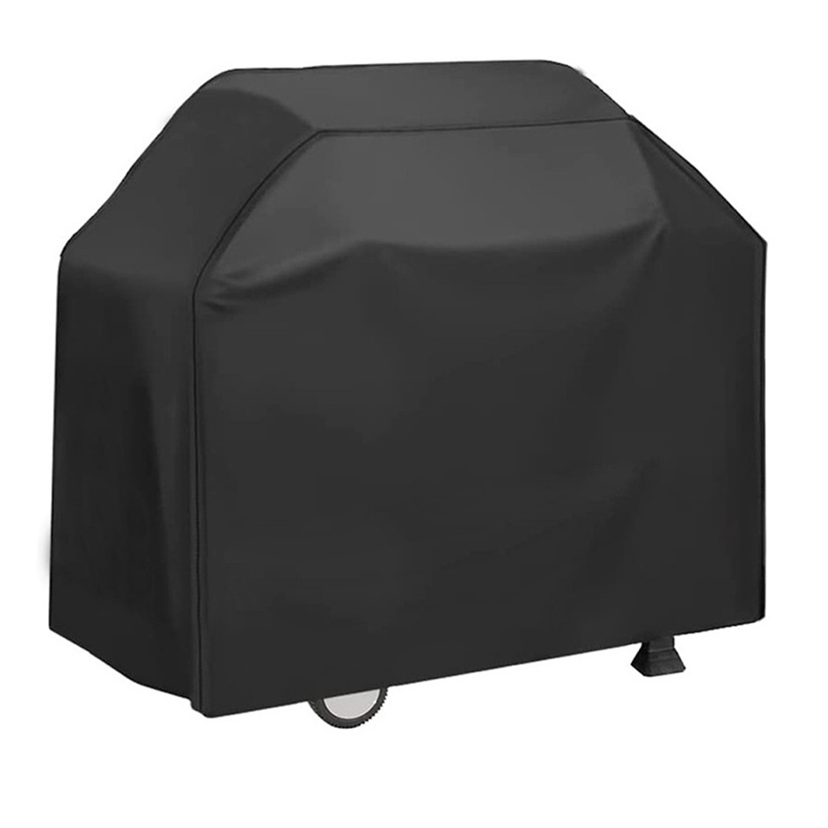 Grillabdeckung - Popspo - 145 X 61 X 117 Cm - 210d Oxford-gewebe - Schwarz - Grillabdeckung - Popspo - 145 X 61 X 117 Cm - 210d Oxford-gewebe - Schwarz