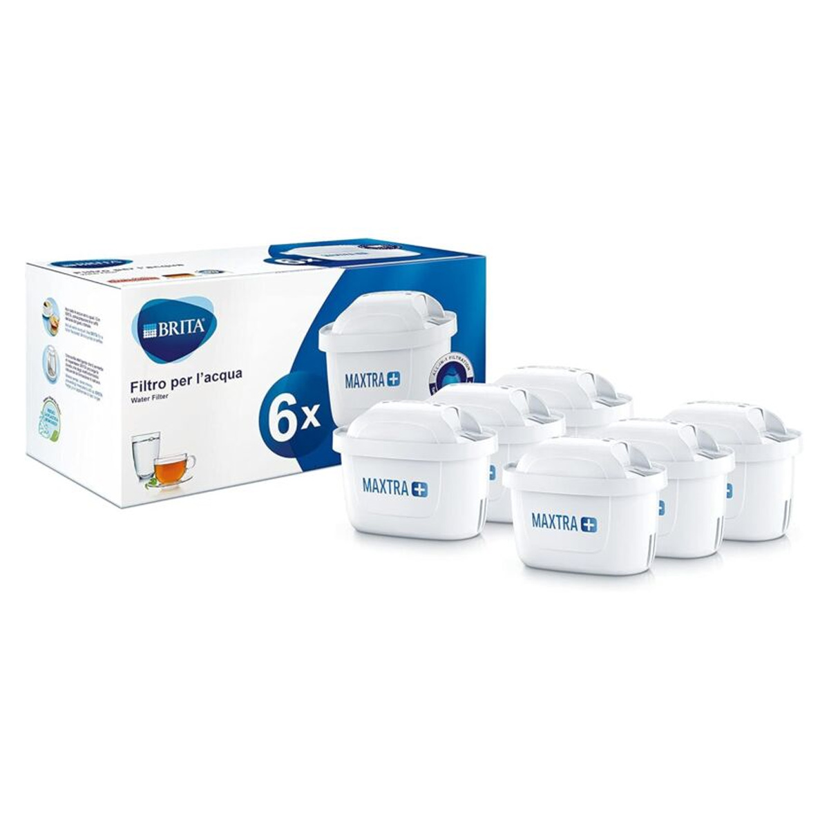 Brita Trinkwasserfilter Für Kannen, 100 L, 6 Filter, Weiß - Brita Trinkwasserfilter Für Kannen, 100 L, 6 Filter, Weiß