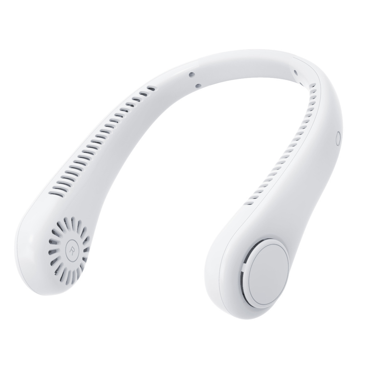 Nackenventilator – Einnenffer – Mini-ventilator (leise) – Usb – 3 Geschwindigkeitsstufen – Weiß