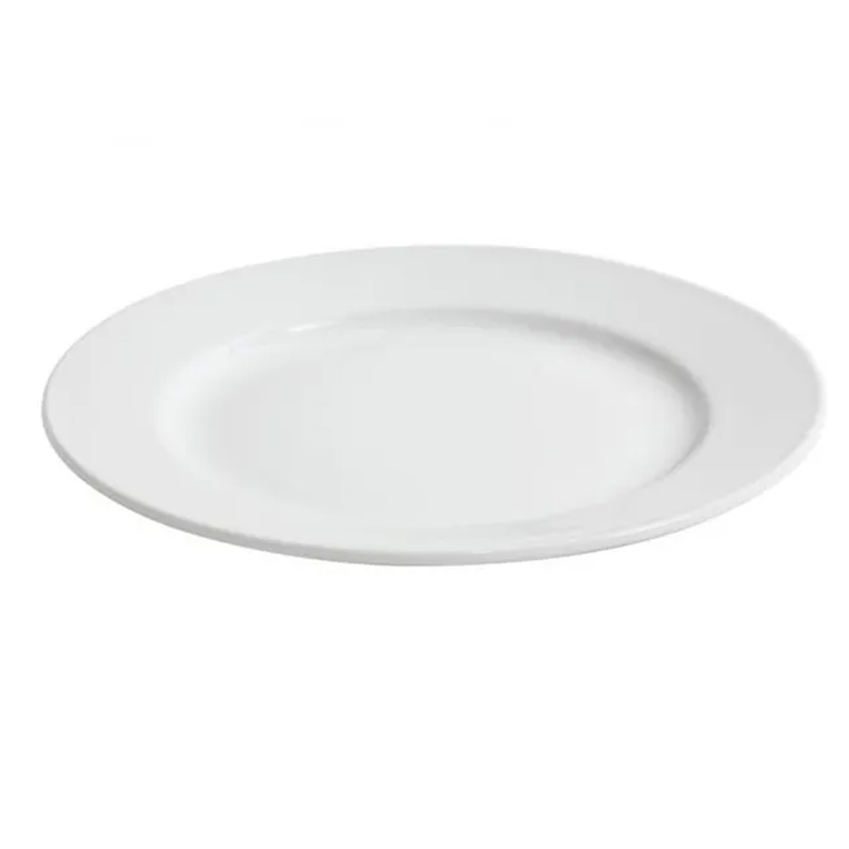 Set Aus 12 Runden Mang Desserttellern, Obstsalattellern, Pastatellern Und Desserttellern Aus Weißem Porzellan – Durchmesser 20,2 X Höhe 4 Cm