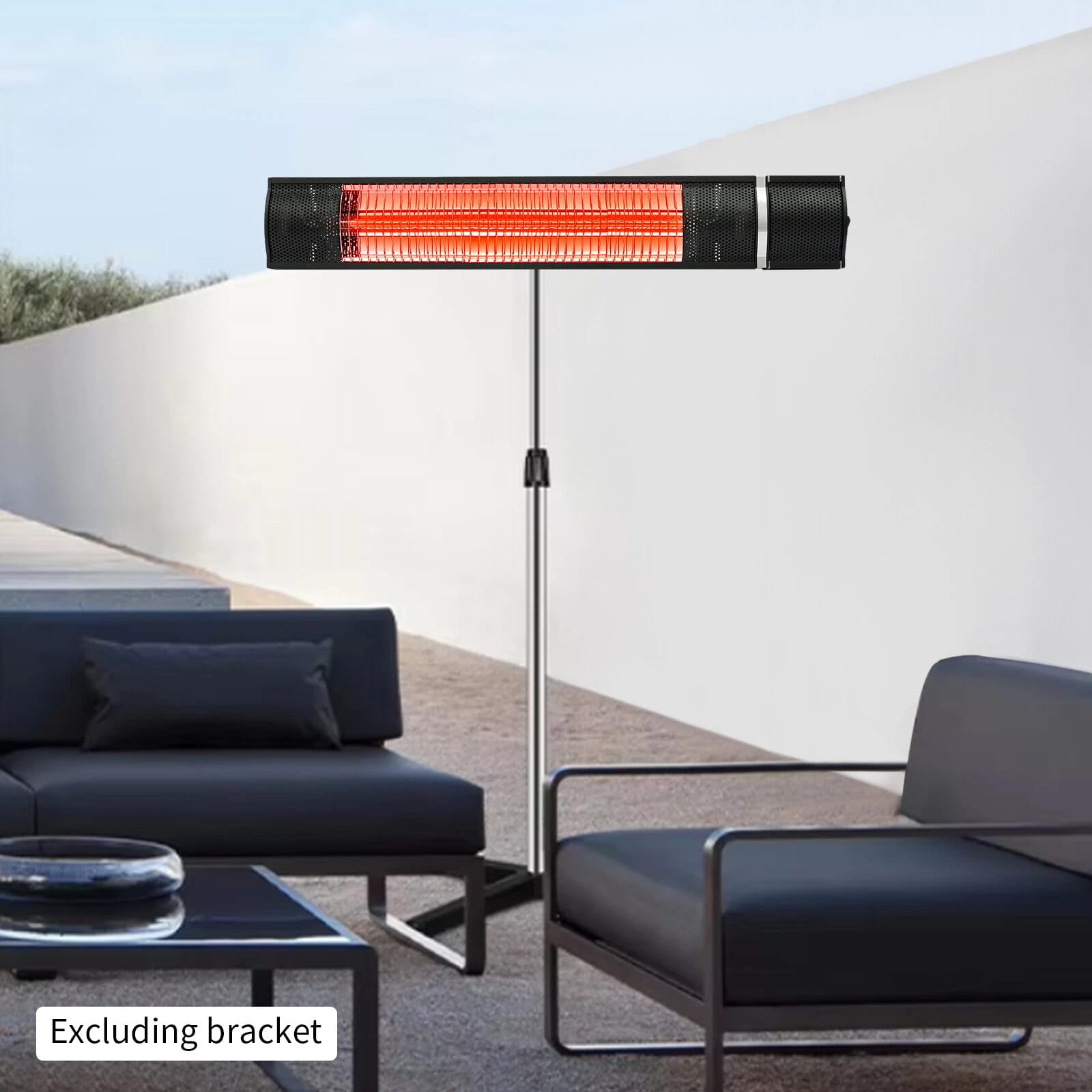 Infrared Heater, Infrared Outdoor Heater, Wall Mounted Electric Patio Heater With Remote Control For Restaurant, Patio, Backyard