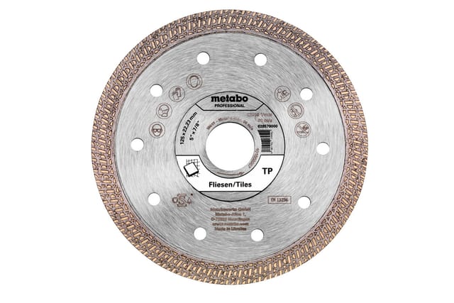 Metabo - Diamanttrennscheibe 125x22,23mm, tp, Fliesen professional (628579000)