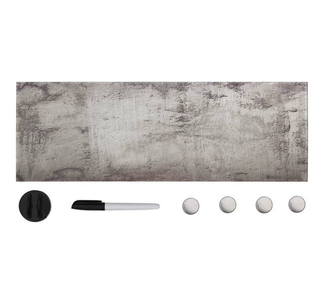 No Brand - Magnettafel Wandmontage Glas 60x20 cm vidaXL