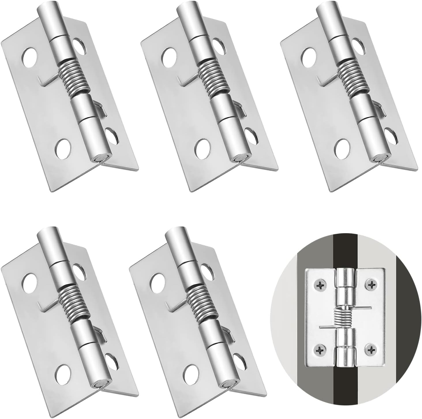 Scharniere Für Schranktüren, Hochbelastbare Verdeckte Türscharniere, Edelstahlscharniere (5er-pack), Türscharniere