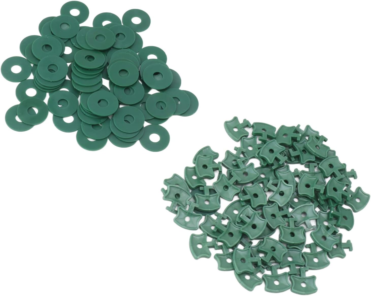 100-teiliges Set Aus Spiralclips Und Unterlegscheiben Für Gewächshäuser, Starke Klebebefestigungen Für Gewächshaus-luftpolsterfolie