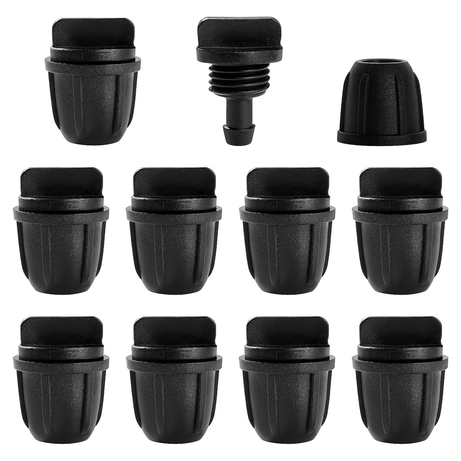 10-teiliges Tropfbewässerungssystem-set, Inklusive Verbindungsstücke Für Bewässerungsrohre