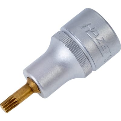 Hazet - Schraubendreher-Steckschlüsseleinsatz 990-5 Vierkant hohl 12,5 mm (1/2 z