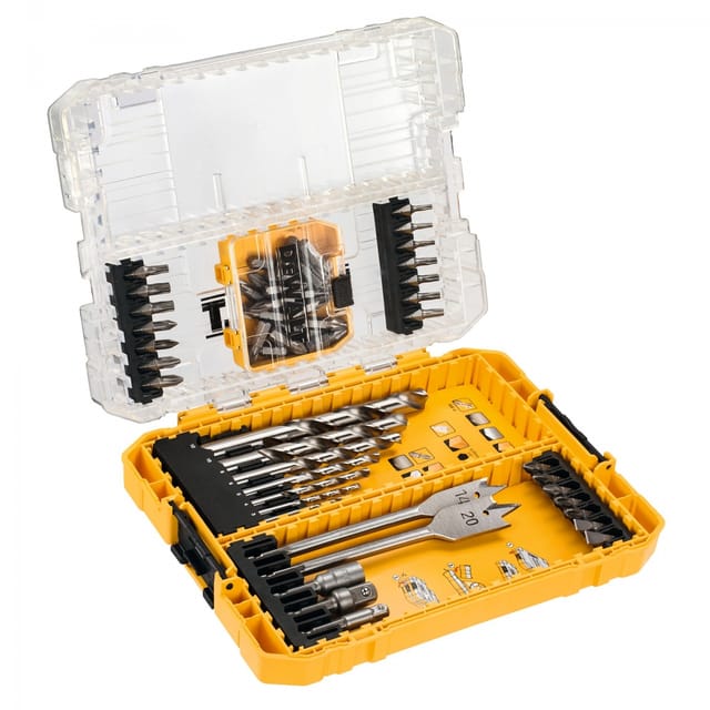 Set mit 43 Schrauberbits + 12 Bohrerzubehör Dewalt DT70757-QZ