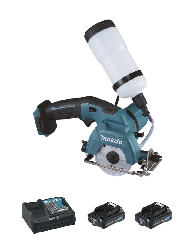 Diamantsäge 12 v cxt Li-Ion 2 Ah ø 85 mm Makita 2 Batterien, Ladegerät - CC301DSAE