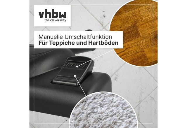 Universal Bodendüse für Teppiche für Staubsauger mit 35 mm Rundanschluss - Vhbw