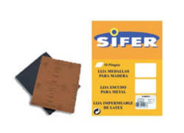 SIFER WASSERSCHLEIF-SET-10 Körnung 180 230x280