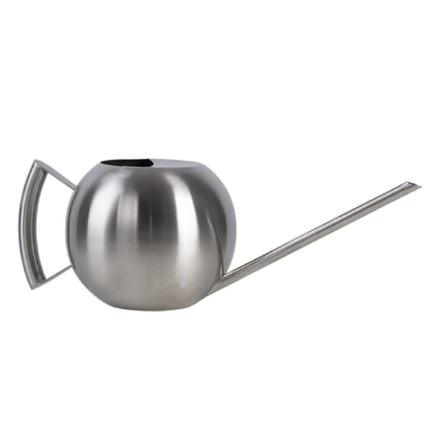Esschert Design Gießkanne Edelstahl Kugelrund