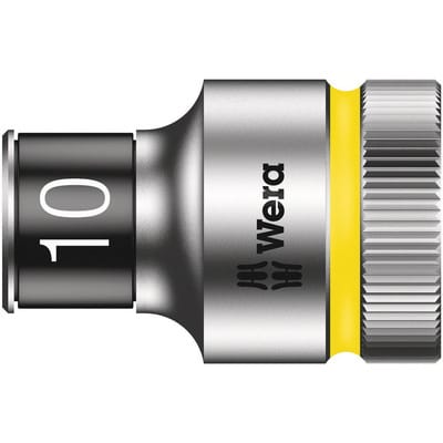 Steckschl.-Einsatz 1/2' 10mm 6kt. Haltef. - Wera