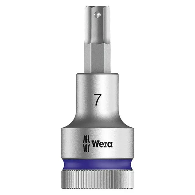 Wera Steckschlüsseleinsatz 8740 C HF 1/2" SW 7 mm Länge 60 mm - 5003823001