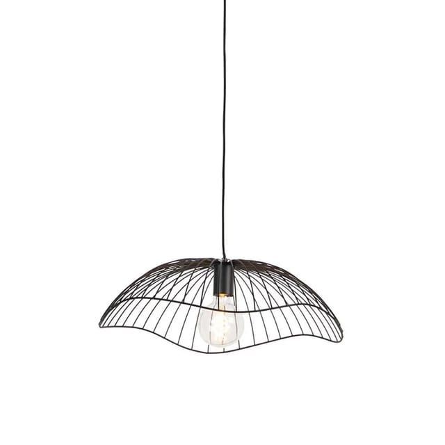 Design Hängelampe Schwarz Draht 50cm - Pua