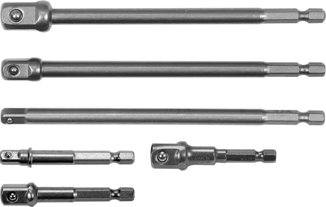 Yato - sechskantadapter für NASADE-1/4, 3/8, 1/2 6 stück YT-04629