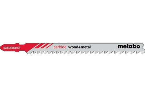Metabo - Stichsägeblätter 'carbide wood + metal' 108/3,5-5mm 3 Stück (623836000)