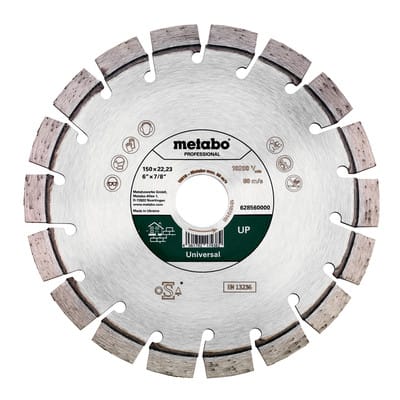 Metabo - Diamanttrennscheibe 150x22,23mm, 'up', Universal 'professional' (628560000)