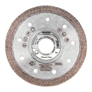 Metabo - Diamanttrennscheibe 115x22,23mm, 'tp', Fliesen 'professional' (628578000)