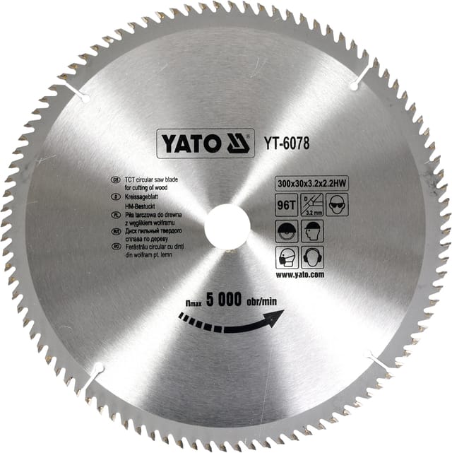 Yato YT-6078 Kreissägeblatt de 30 cm 1 St.
