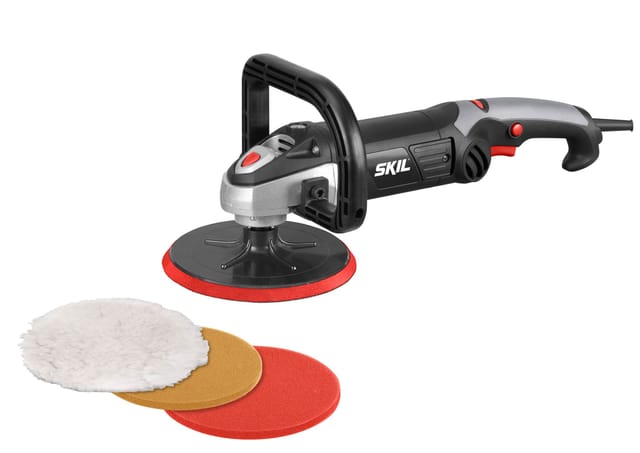 Skil - Poliermaschine 1144 aa Polierer 1200 w, Poliergerät Auto, Politur,180 mm