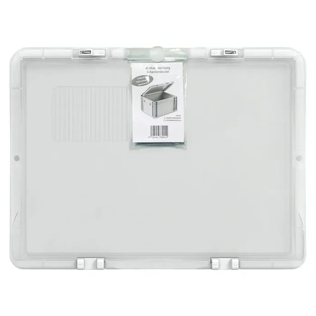Surplus Systems Scharnierdeckel für Eurobox 60 x 40 cm, transparent Boxen, Körbchen & Kisten