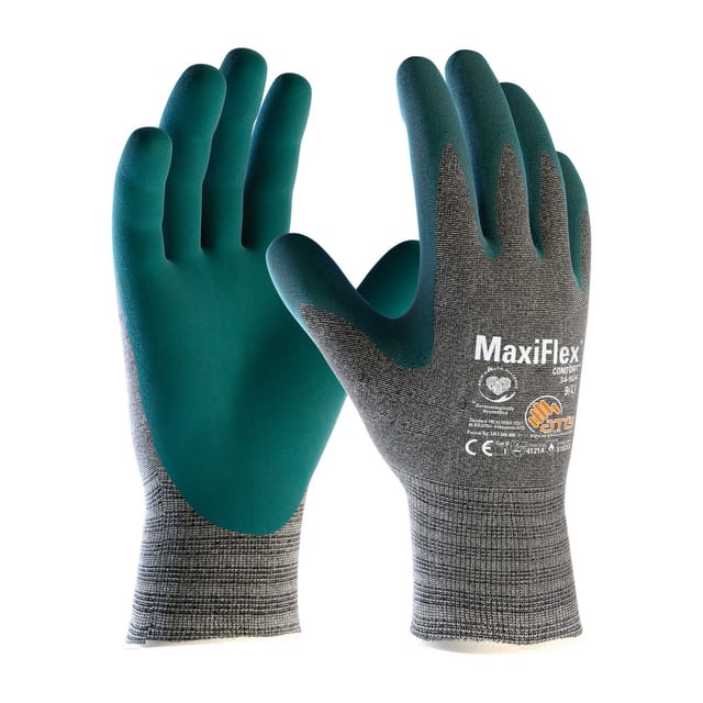 ATG - MaxiFlex 34-924 Comfort Arbeitshandschuhe - 7 (s) - Grüne