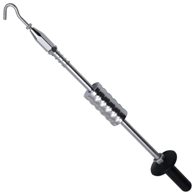 Gleithammer mit Haken 63 cm Kohlenstoffstahl vidaXL