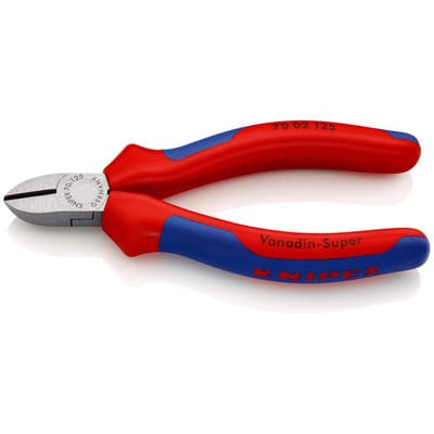KNIPEX 70 02 125 SB Seitenschneider mit Comfort-Griffen schwarz atramentiert 125 mm