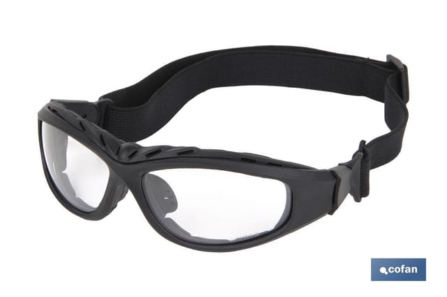 4-in-1 gepolsterte dunkle Schutzbrille
