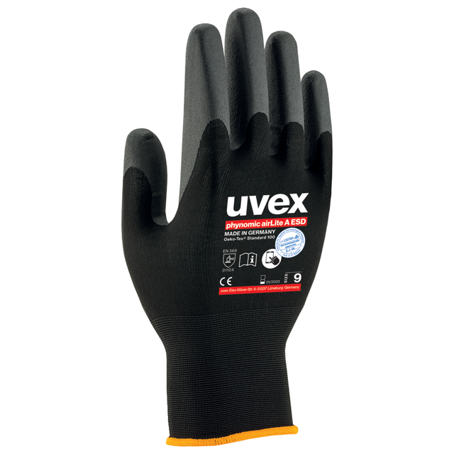 Uvex - 6037 6003812 Montagehandschuh Größe (Handschuhe): 12 en 388:2016 1 Paar