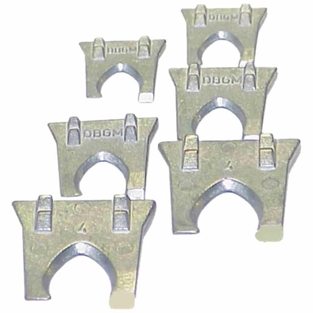 Haromac - Metallkrallen-Set 6-teilig je 2x2-3-4