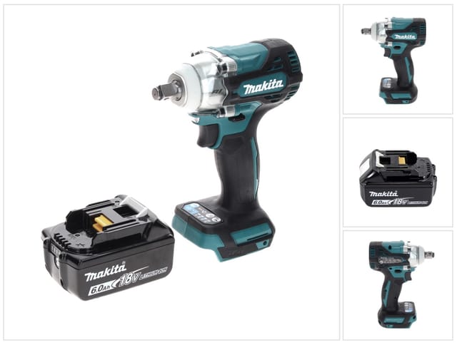 Dtw 300 G1 Akku Schlagschrauber 18 v 330 Nm 1/2' Brushless + 1x Akku 6,0 Ah - ohne Ladegerät - Makita