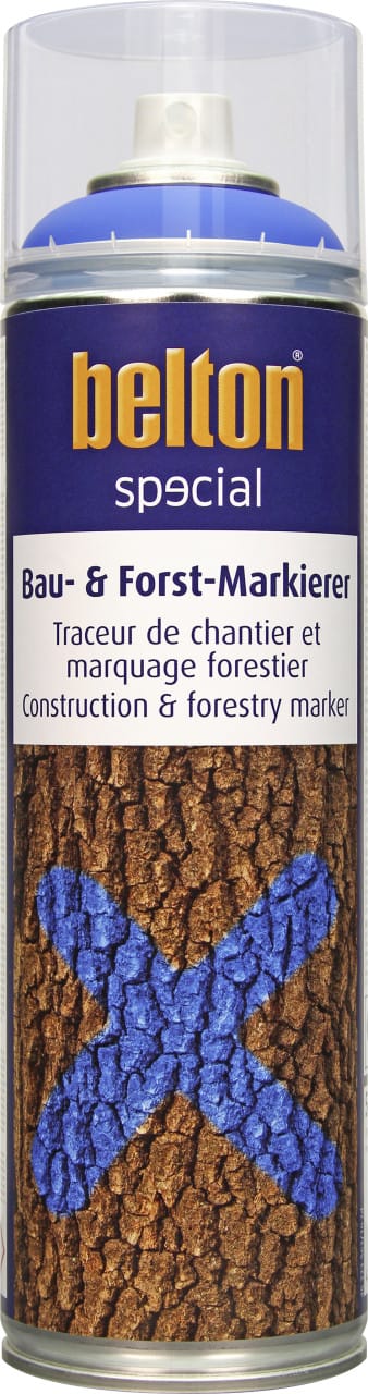 belton special Bau- Forst-Markierer 500 ml neonblau Markierungsspray
