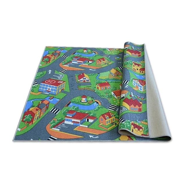 Teppich little village multicolour 100x250 cm
