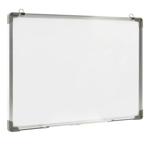 Magnetisches Whiteboard Weiß 70 x 50 cm Stahl Vidaxl