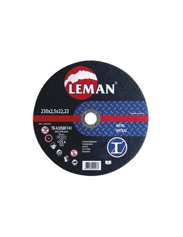 Professionelle Stahltrennscheibe 115x2,5x22mm 1602115 Leman