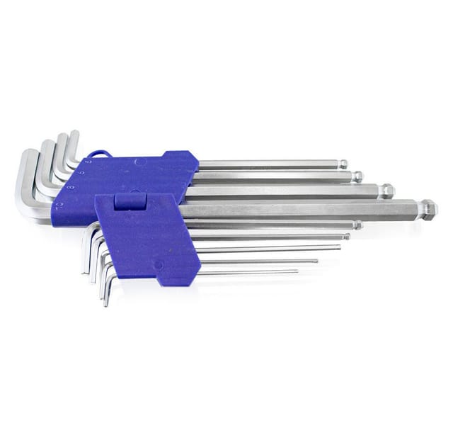 18-tlg Innensechskant Torx Schlüssel Schraubedreher Satz Innentorx 1.5 - 10mm T10-T50 extra lang