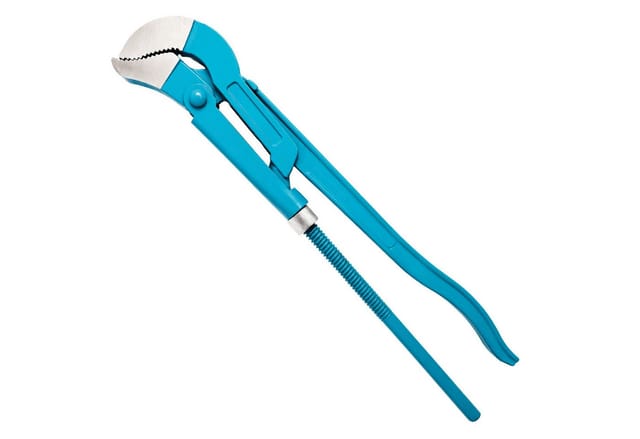 1,5 Zoll S-Maul Rohrzange Wasserpumpenzange Klempner Zange Eckrohrzange verstellbar (1,5 ') - Bituxx