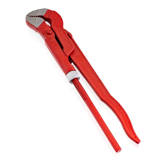 Bituxx® 1 Zoll S-Maul Rohrzange Wasserpumpenzange Klempner Zange Eckrohrzange verstellbar (1 ")